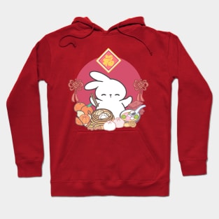 Savoring Lunar Delights: Loppi Tokki's Chinese New Year Feast of Prosperity! Hoodie